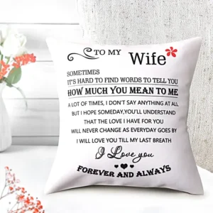 Letter To Wife Cushion