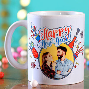 Personalised Picture Happy New Year Mug