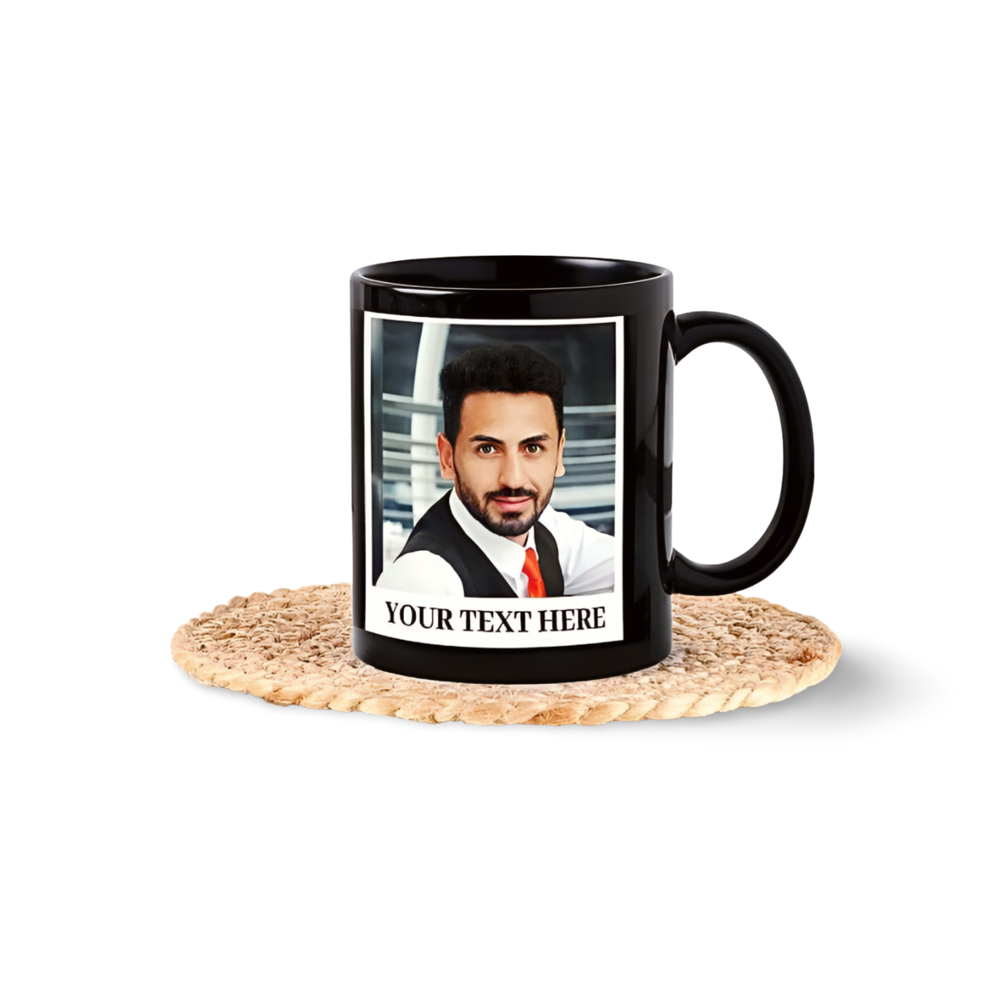 Personalised Black Mug