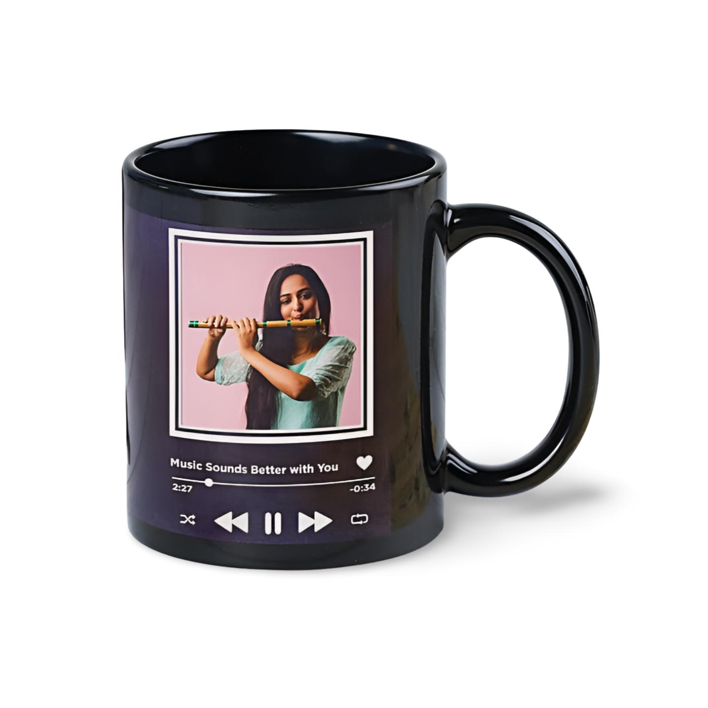 Black Photo Coffee Mug
