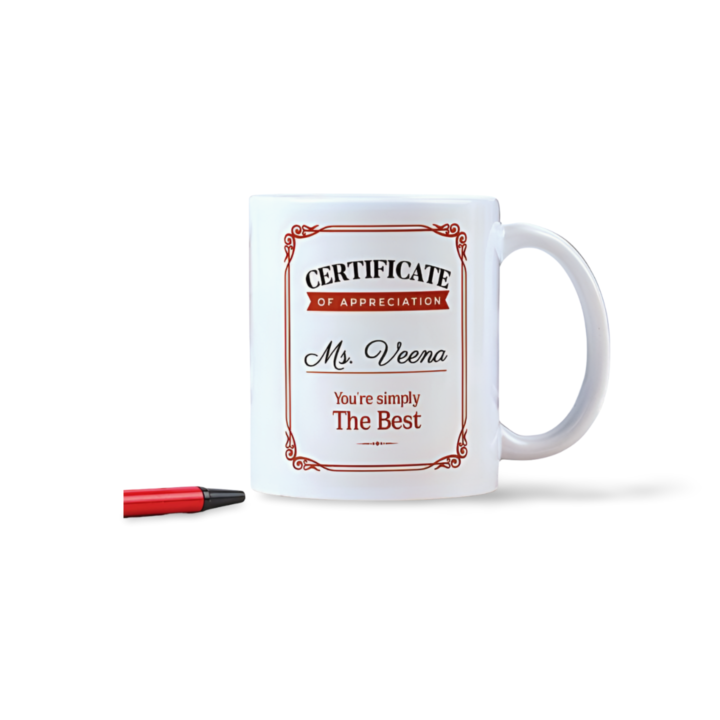 Certificate of Appreciation Mug