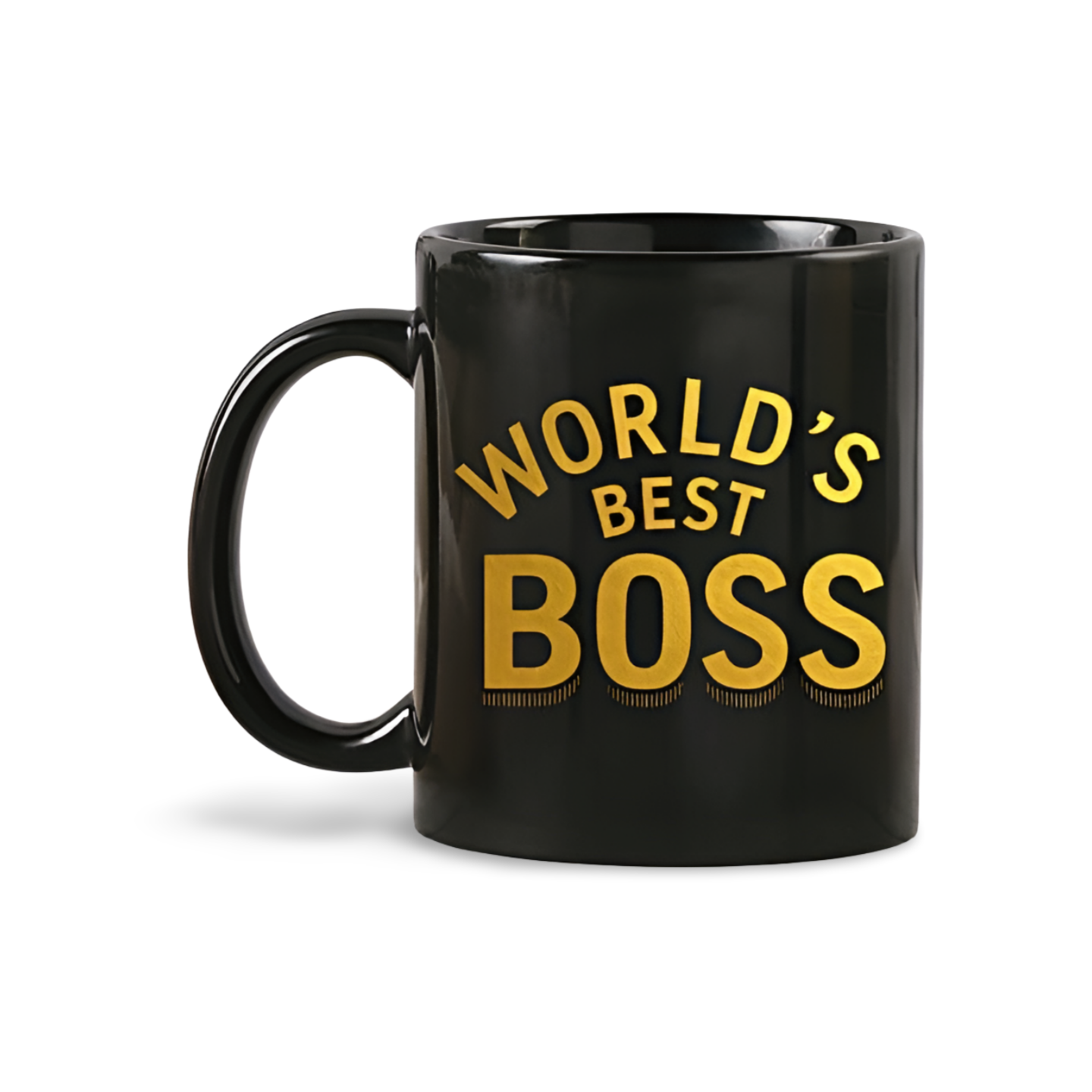 Boss Day Black Mug - Custom