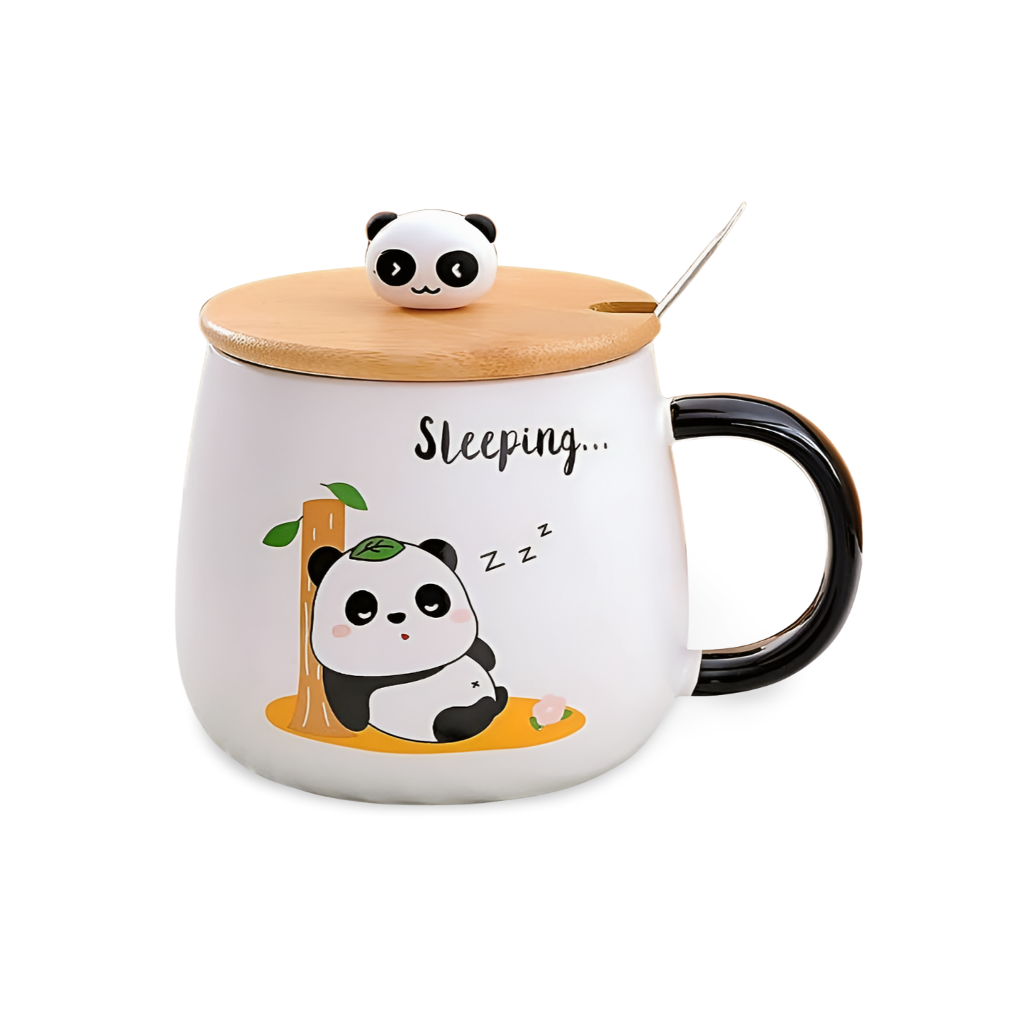 Cute Panda Mug - White