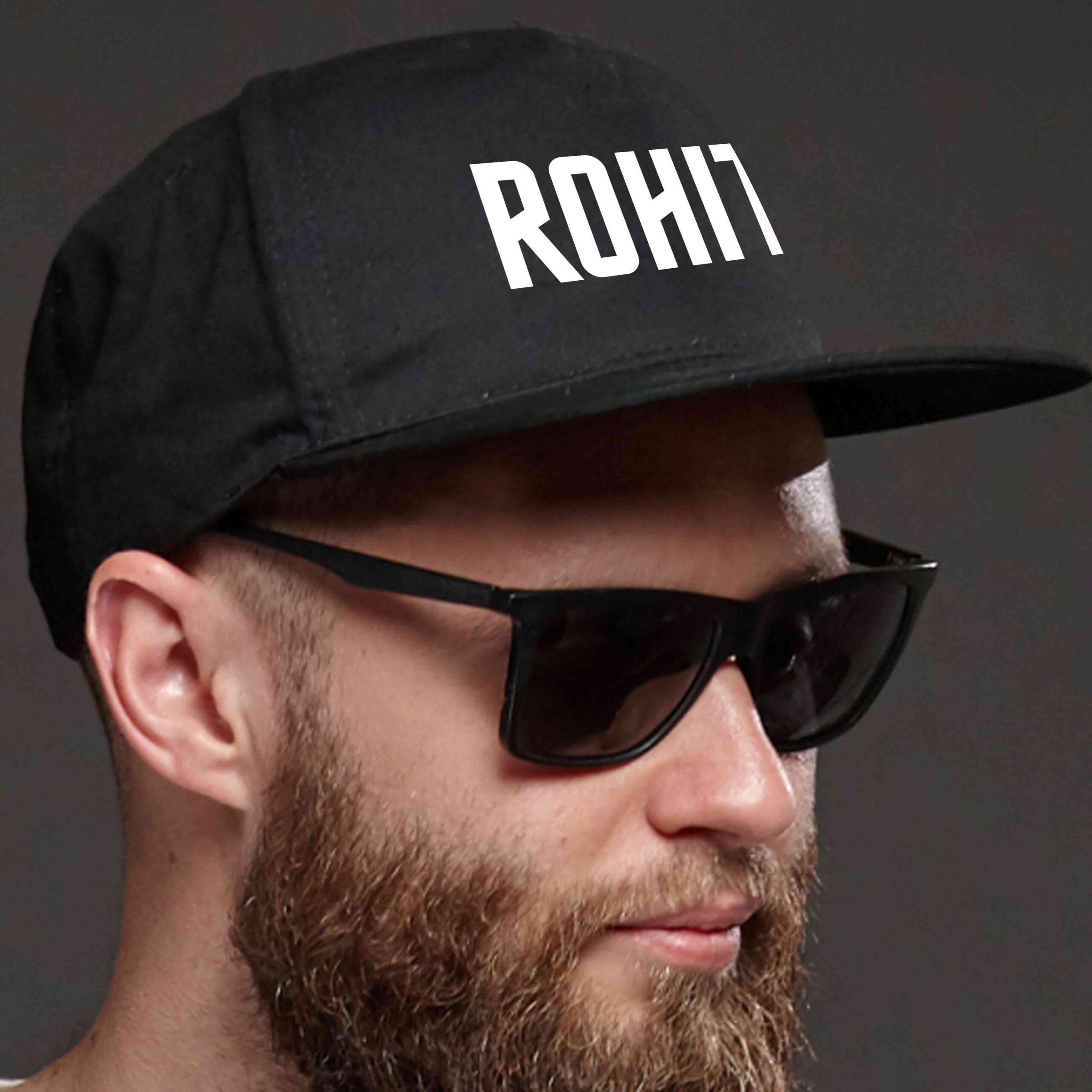 Name on Cap - Customized Black Cap