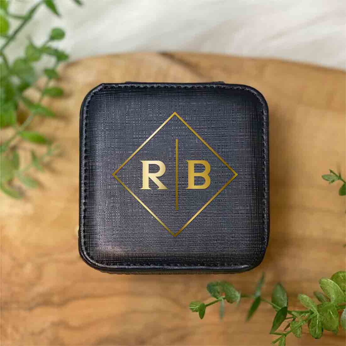 Customized PU Leather Portable Travel Jewellery Case