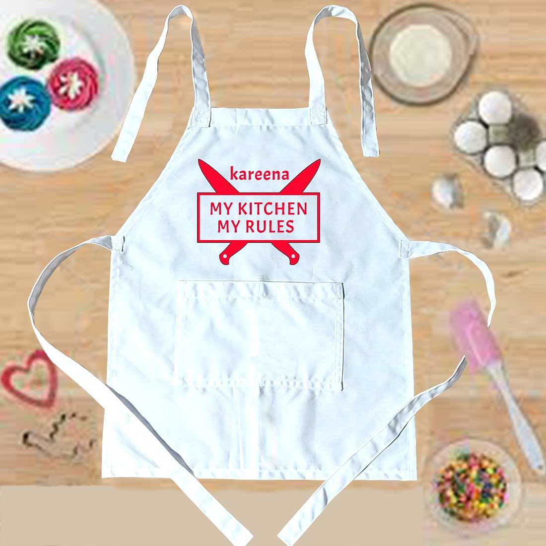 Girl Apron with Customised Name
