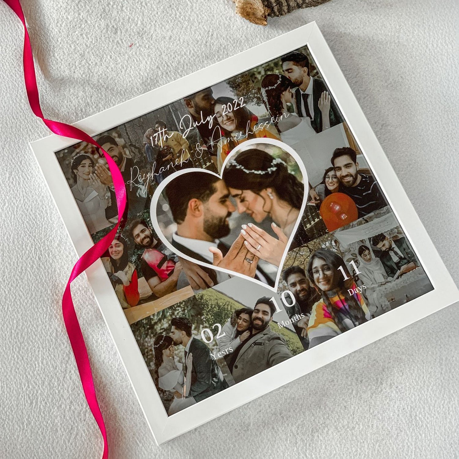 Anniversary Collage Photo Frame