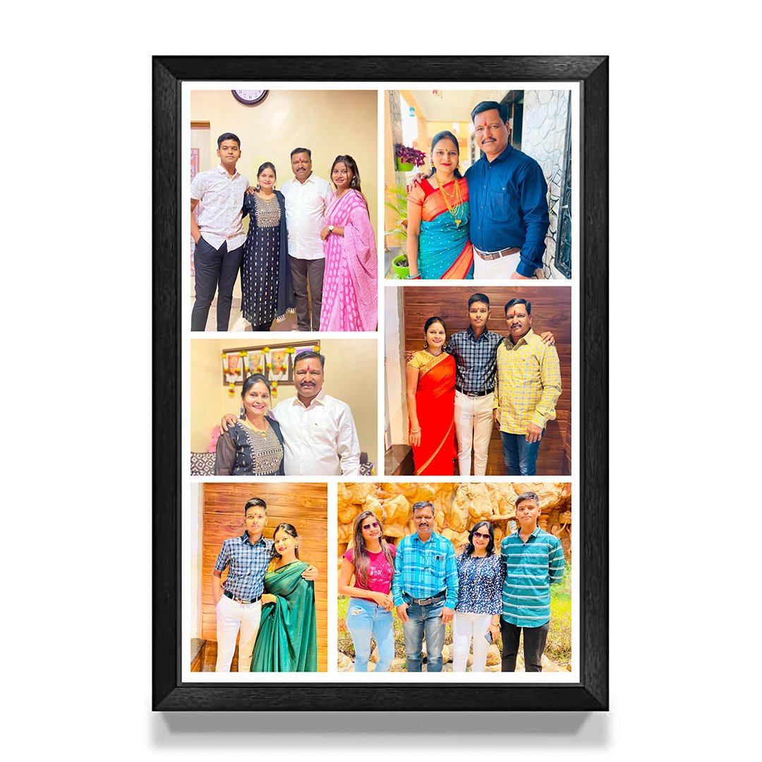 Photo Collage Frame with 6 Photos
